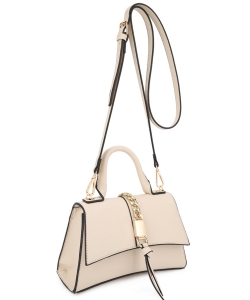 Naricisa Fashion Buckle Crossbody Bag KZS-20121 CREAM
